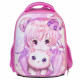 Ранец для девочек школьный Hatber Аниме с котиком 35х27х13 см арт.NRk_01006