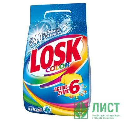 Стиральный порошок Losk 2700г Автомат Колор Стиральный порошок Losk 2700г Автомат Колор