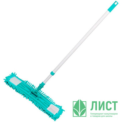 Швабра для пола пластиковая МорМ4-Eco с насадкой из микрофибры &quot;Лапша&quot; (310361) Швабра для пола пластиковая МорМ4-Eco с насадкой из микрофибры "Лапша" (310361)