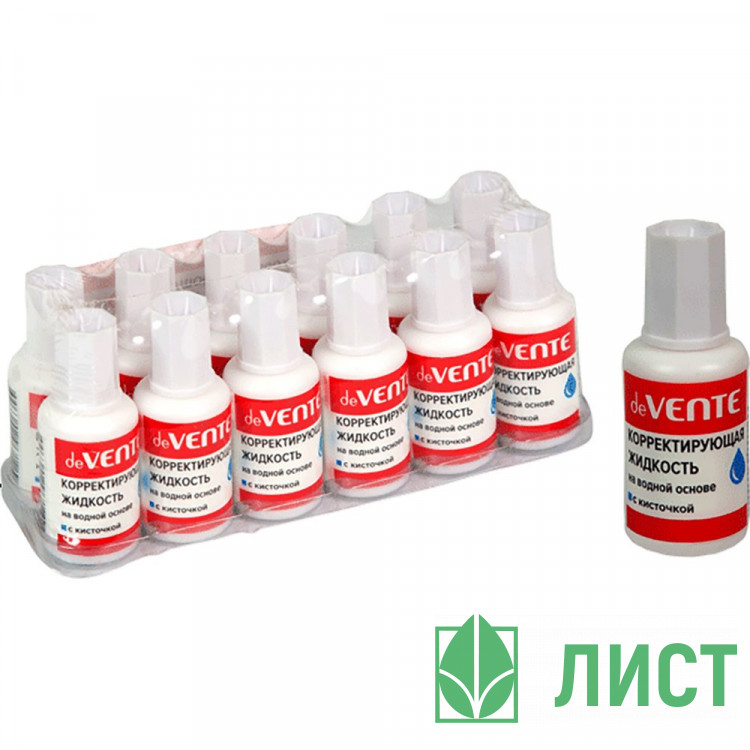 Корректор жидкий 20мл ВО кисть deVENTE морозоустойчивая арт. 4060102 (Ст.12/240)