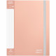 Папка с 20 вкладышами A4 "deVENTE. sigNATURE" A4 (235x310x15 мм) 650 мкм, фактура "ткань" вкладыши 30 мкм, с внутренним карманом A4 160 мкм, индивидуальная упаковка, непрозрачная пудрово розовая