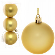 Набор шаров 06см 03шт/наб. "Матовый" цв.золото арт.183-869