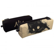 Пенал-косметичка 1 отделение ErichKrause Кот вне фокуса 210х70х70мм арт.62867