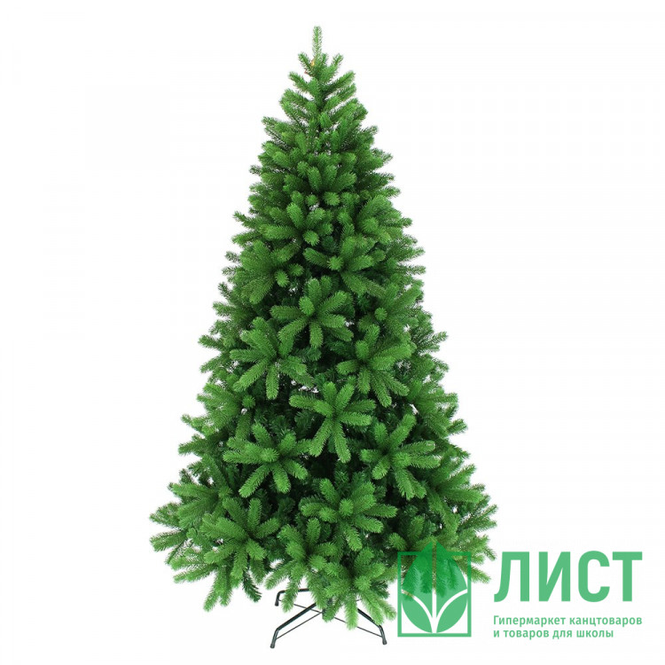 Елка 210см "Сурская" (хвоя литая+ПВХ, ветки отгибные, подставка металл) арт.1039821
