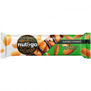 Батончик "Nut and Go" 36г Миндаль, арахис в арах.пасте арт.КВК451 (Ст.18)