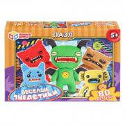 Пазл 80 элементов Весёлые зубастики Умные игры 130х90х25 мм арт.4630395060554