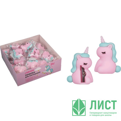 Точилка пластиковая (deVENTE) Unicorn 1 отверстие покрытие Soft Touch арт.8031309 Точилка пластиковая (deVENTE) Unicorn 1 отверстие покрытие Soft Touch арт.8031309