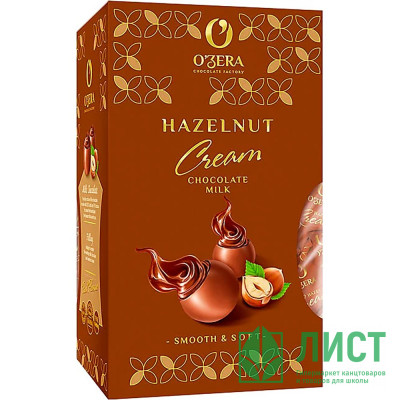 Конфеты &quot;OZera&quot; молочный шоколад, крем из фундука 200гр арт.ПН216 Конфеты "OZera" молочный шоколад, крем из фундука 200гр арт.ПН216