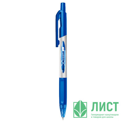 Ручка шар. автоматическая Deli X-tream н/проз.корп., синяя 0,5мм арт.EQ11-BL (Ст.12) Ручка шар. автоматическая Deli X-tream н/проз.корп., синяя 0,5мм арт.EQ11-BL (Ст.12)