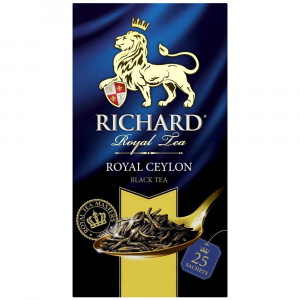 Чай Richard 25пак. Королевский Цейлон (Royal Ceylon) черный (Ст.12)