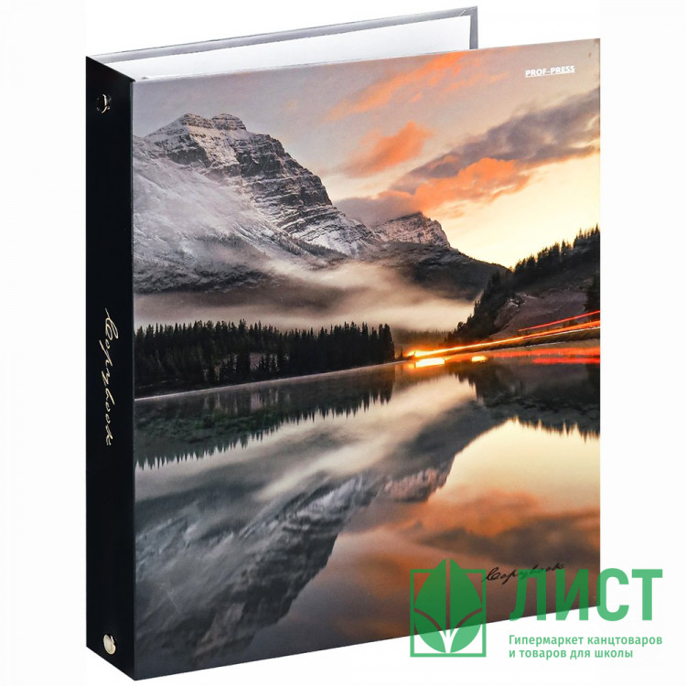 Тетрадь на кольцах А5 клетка 80 листов Prof-Press Тихая природа арт.Т80-2347