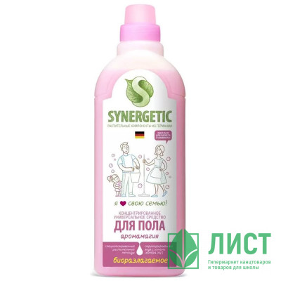 Моющее средство для пола Synergetic 750мл Аромамагия арт.101756 (ст.12) Моющее средство для пола Synergetic 750мл Аромамагия арт.101756 (ст.12)