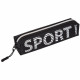 Пенал-косметичка 1 отделение силикон (deVente) Sport 20х4х4 см черный арт.7029453