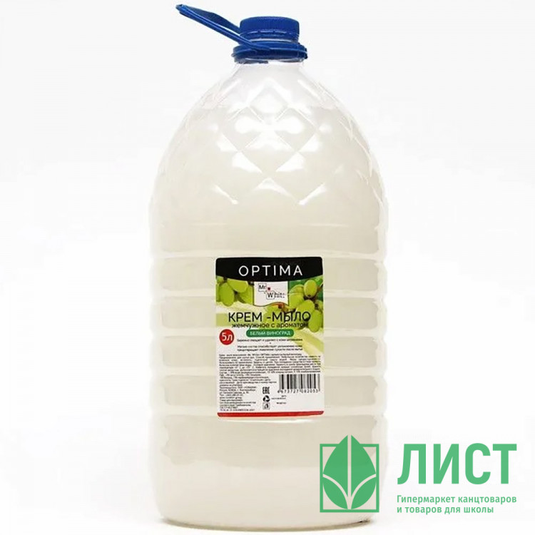 туалетное мыло-крем ПЭТ 5л жидкое "OPTIMA " антибактериальное (Ст.3)