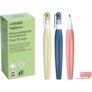 Корректирующая ручка 05мл deVENTE СигНАТУР (sigNATURE) металический наконечник ассорти арт.4060503 (Ст.12/360)