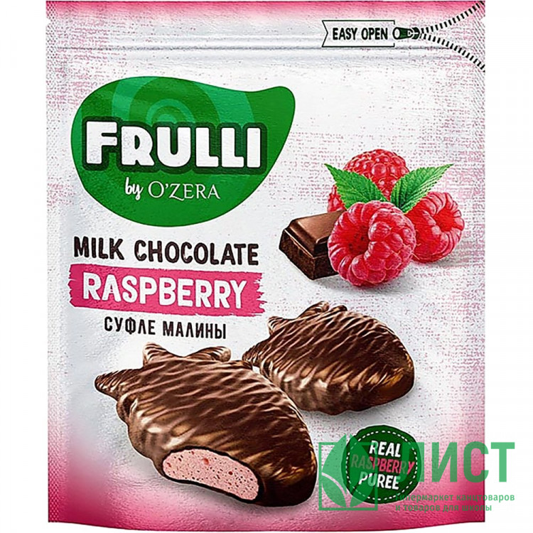Конфеты-суфле "OZera" 125г шоколадные Малина арт.КРН218
