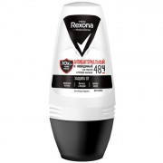 Дезодорант Rexona мужской 50 мл. ролик Антибак. Невидимый на черном и белом (Ст.6)