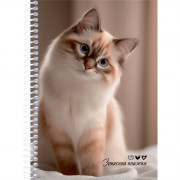 Записная книжка А5 мягкая обложка на спирали 80 листов Prof-Press Милые коты -7 арт.ЗК80-3013