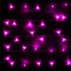 Гирлянда электрическая для дома точечная 24м 280LED цвет розовый (светлый провод) 8режимов (можно соединять) арт.128-007