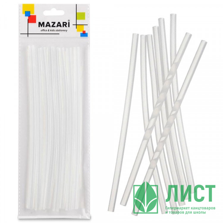 Стержни для клеевого пистолета набор 7мм*190 мм 8 штук (Mazari) арт.357126