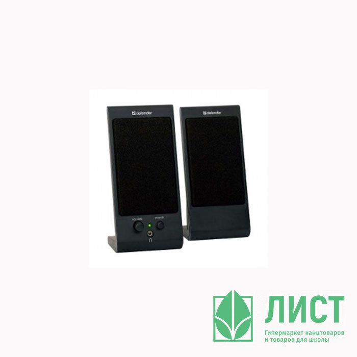 Колонки Defender SPK 170, 2х2W, разъем для наушников, черные