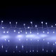Гирлянда электрическая для дома нить 02м 150LED "Мишура" цвет белый (светлый провод) арт.765-040