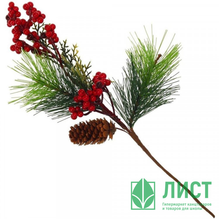 УЦЕНКАУкрашение декоративное "Ветка" 33см арт.754819