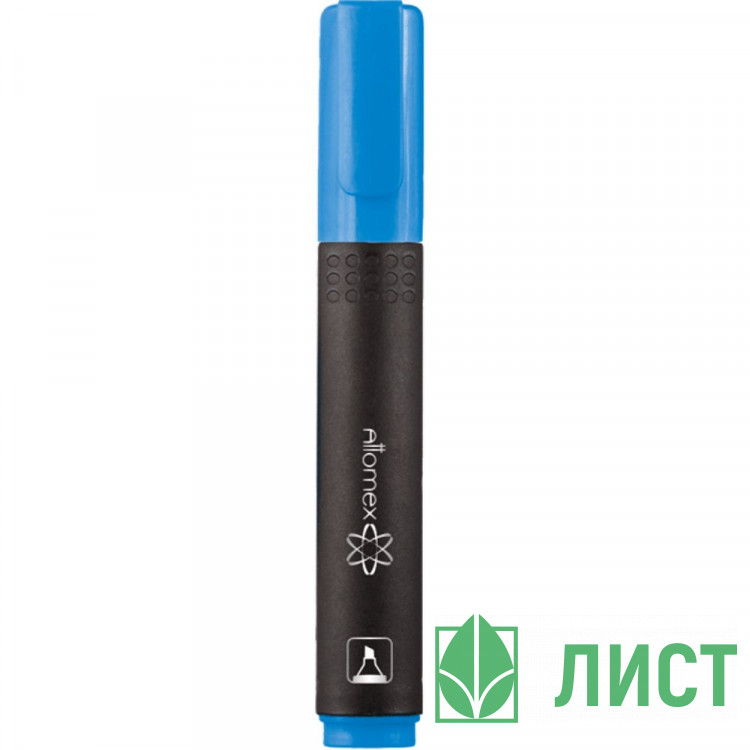 Текстовыделитель  Attomex 1-4мм скошенный голубой арт.5045400