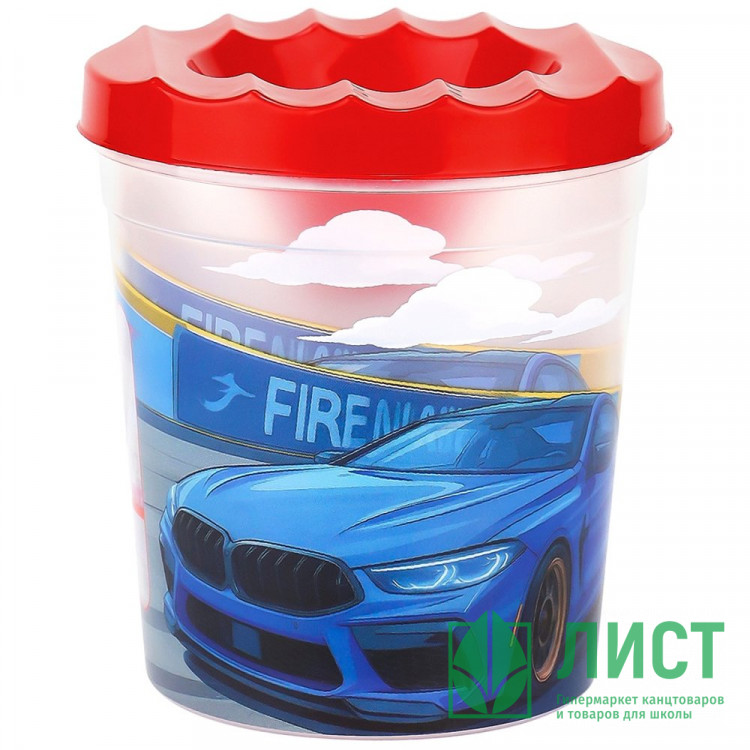 Стакан-непроливайка Prof-Press Красный автомобиль арт.С-0932