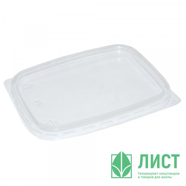 Крышка пластиковая, цвет прозрачный к контейнеру 108х82мм (Ст.100/1000)