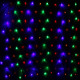 Гирлянда электрическая для дома сетка 2*2,5м 192LED цвет мульти (светлый провод) 8режимов арт.196-098