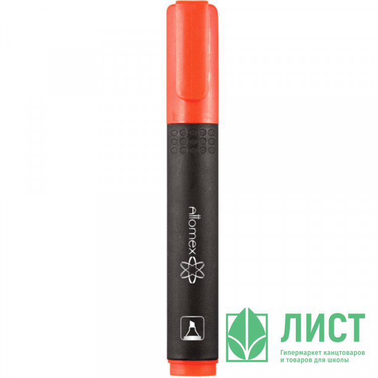 Маркер флуорисцентный  Attomex 1-4мм скошенный оранж арт.5045302