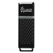 Флеш диск 8GB USB 2.0 Smartbuy Quartz series SB8GBQZ-K, черный