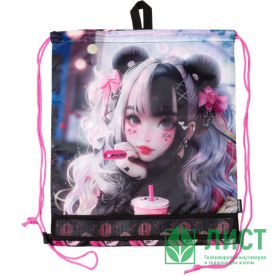 Сумка для сменной обуви 1 отделение (deVENTE) I Love Anime 40х47 см арт.7040536 Сумка для сменной обуви 1 отделение (deVENTE) I Love Anime 40х47 см арт.7040536