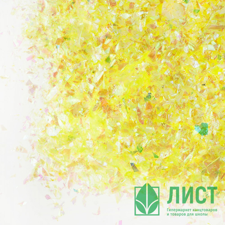 Конфетти 20гр "Дробленый хамелеон" цв.ваниль/перламутр арт.6232520