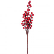 Украшение декоративное "Ветка. Ягоды" 43см арт.DL-DRL07787