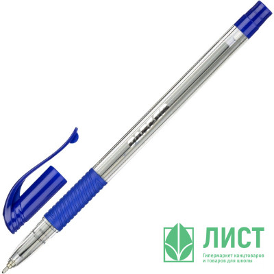Ручка шариковая прозрачный корпус (Unimax) Dart GP резиновый упор, синий, 0,7мм, масло арт.722470 (Ст.) Ручка шариковая прозрачный корпус (Unimax) Dart GP резиновый упор, синий, 0,7мм, масло арт.722470 (Ст.)