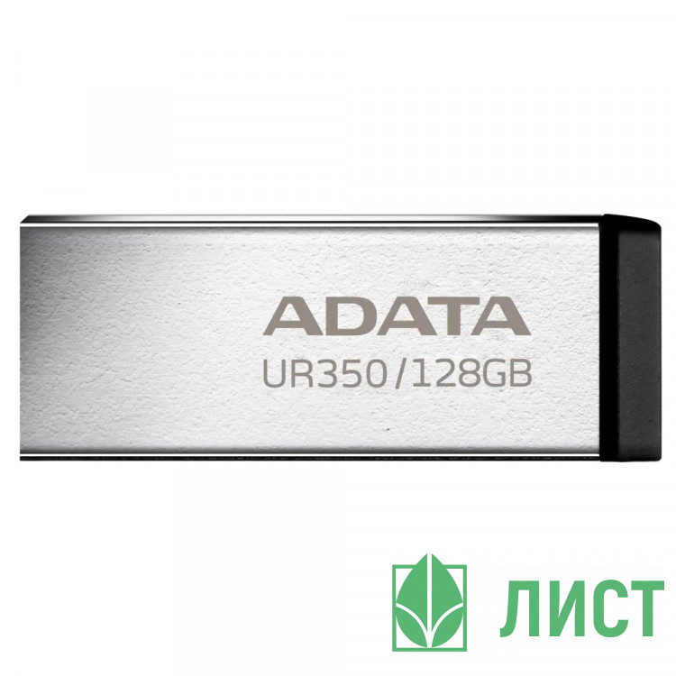 Флеш диск 128GB USB 3.2 A-DATA UR350, металл/черный