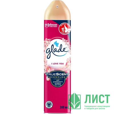 Освеж. Glade 300мл I Love You (Ст.12) Освеж. Glade 300мл I Love You (Ст.12)