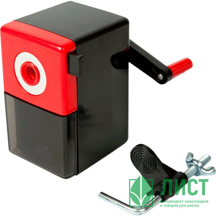 Точилка механическая (deVENTE) пластик, контейнер, 1 отверстие арт.4071316 (Ст.)