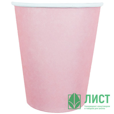 Стаканы бумажные &quot;Pink&quot; 06шт/наб. 250мл арт.6056872 Стаканы бумажные "Pink" 06шт/наб. 250мл арт.6056872