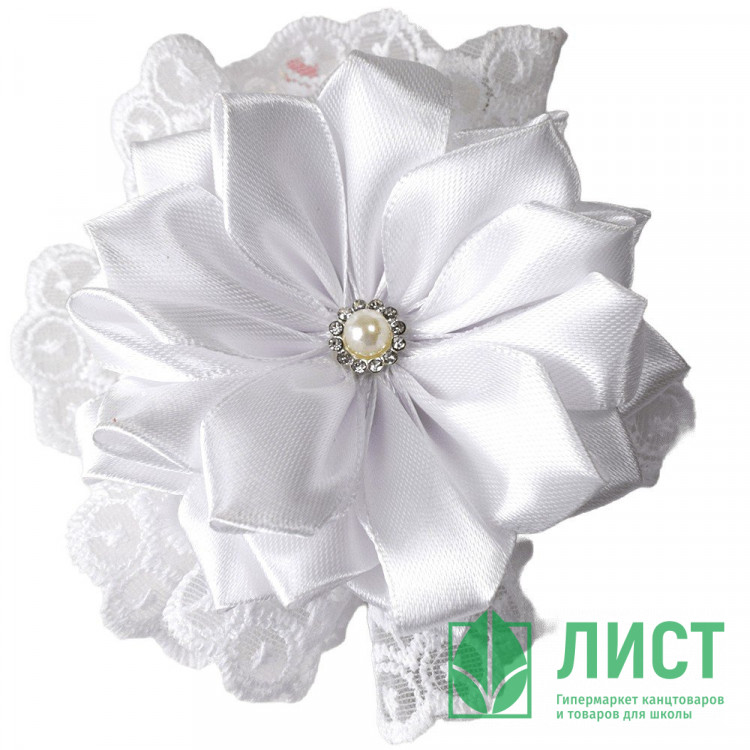 Резинка для волос Arco Carino цвет белый арт.12-01