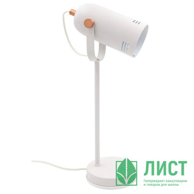 Светильник настольный на подставке ArtStyle (220V/40W/E27/ЛОН) арт.НТ-705 белый/медь Светильник настольный на подставке ArtStyle (220V/40W/E27/ЛОН) арт.НТ-705 белый/медь