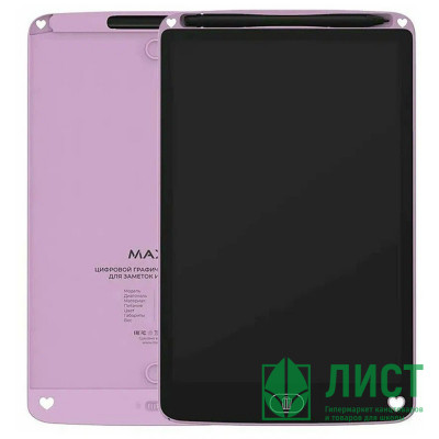 Планшет для заметок и рисования Maxvi MGT-01 цв.розовый Планшет для заметок и рисования Maxvi MGT-01 цв.розовый