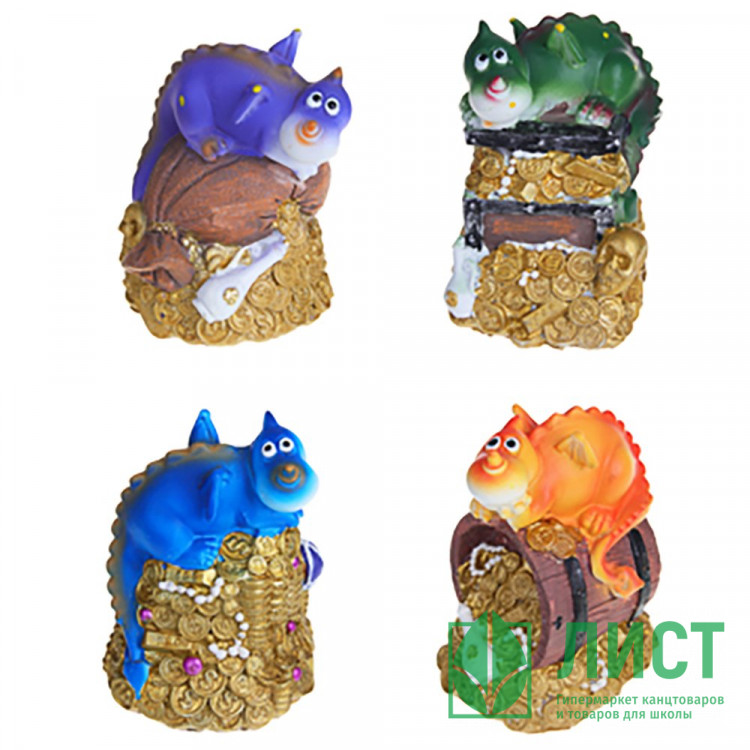 Копилка "Дракон" 8*7*1см асс. арт.359-879