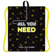 Сумка для сменной обуви 1 отделение (Hatber) All you need... 410х490мм арт. NMn_22036