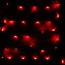 Гирлянда электрическая для дома точечная 7,5м 80LED цвет красный (зеленый провод) 8режимов арт.183-814 - 