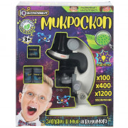 Микроскоп IQ эксперимент 3 встроенных объектива 100х, 400х, 1200х арт.ZY1238279-R