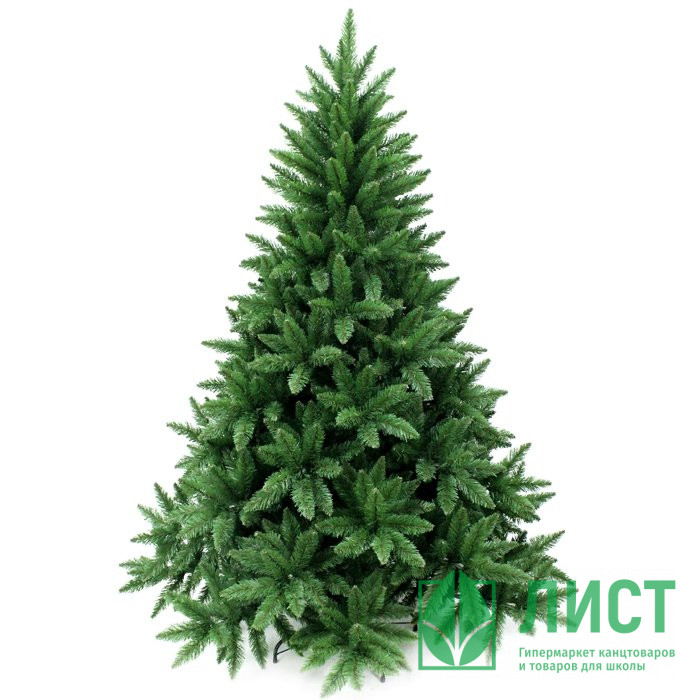 Елка 190см "Корона" (хвоя ПВХ, ветки отгибные, подставка металл.) арт.1011719