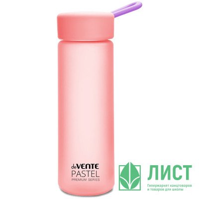 юБутылка 500мл deVENTE &quot;Pastel&quot; пластик 20,5*6,4*6,4см розовая арт.8090939 юБутылка 500мл deVENTE "Pastel" пластик 20,5*6,4*6,4см розовая арт.8090939